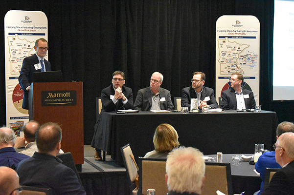 Enterprise Minnesota Executive Manufacturing Forum panelists