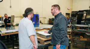 Herold Precision Metals discussing fabrication