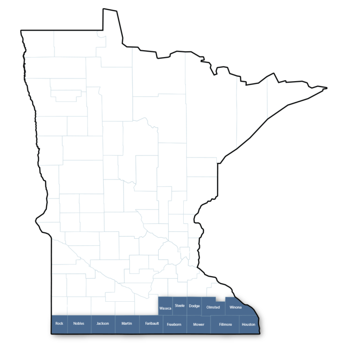 Enterprise Minnesota works with manufacturers in Southern Minnesota along the Iowa border