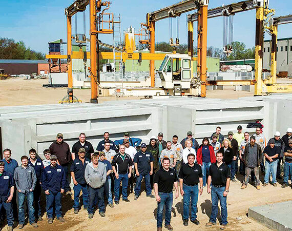 Hanson Silo staff group photo