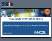 State of Manufacturing survey at NCSL