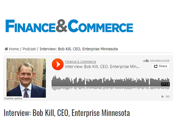 Bob Kill interviewed with Finance & Commerce