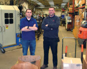 Western Spring brothers pose in their manufacturing facility