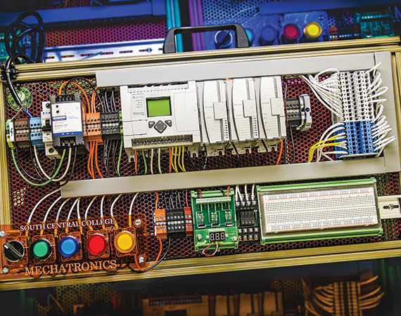 South Central College mechatronics training board