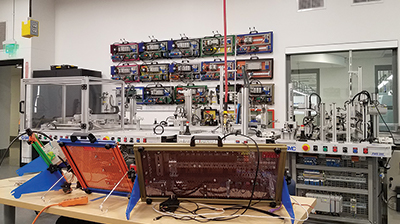 South Central College mechatronics training room