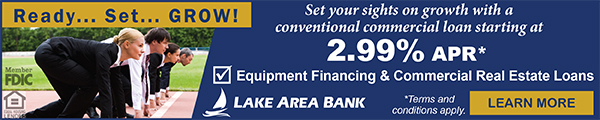 Lake Area Bank banner ad