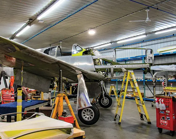 Air Support - B51 Stewart under repair - 570x450