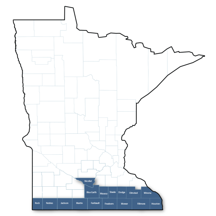 Southern Minnesota is served by Kurt Bear, Enterprise Minnesota.
